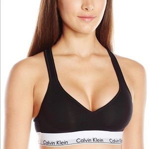 NWT Calvin Klein criss-cross bralette